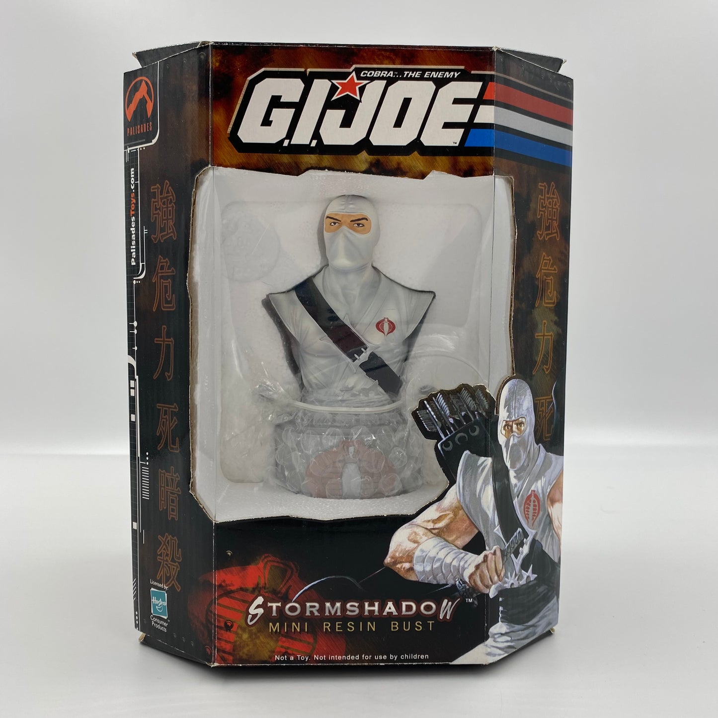 G.I. Joe Storm Shadow mini resin bust (2002) Palisades