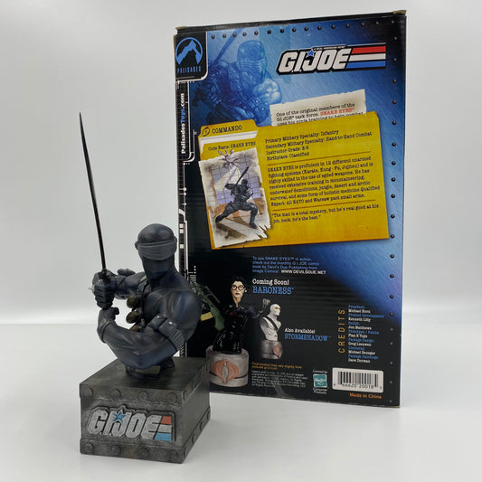 G.I. Joe Snake Eyes mini resin bust (2002) Palisades