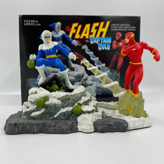 The Flash VS. Captain Cold statue (2001) DC Direct