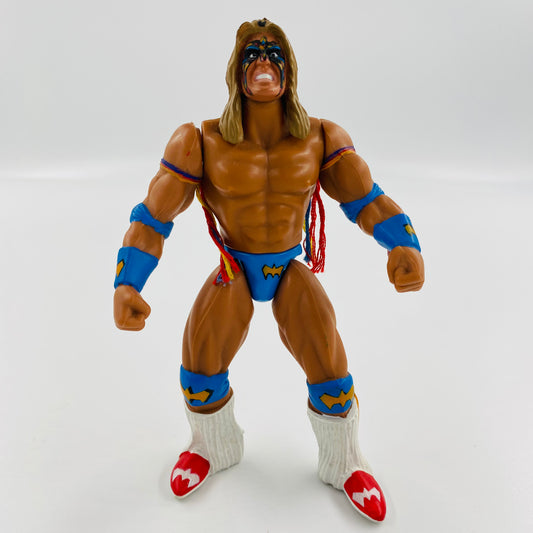 WWF SUPERSTARS series 2 Ultimate Warrior loose 6" action figure w/bone crunching sound (1996) Jakks Pacific