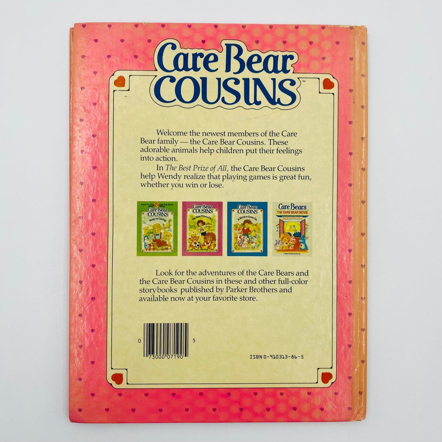Care Bear Cousins: The Best Prize of All book (1985) A Parker Brothers Story Book