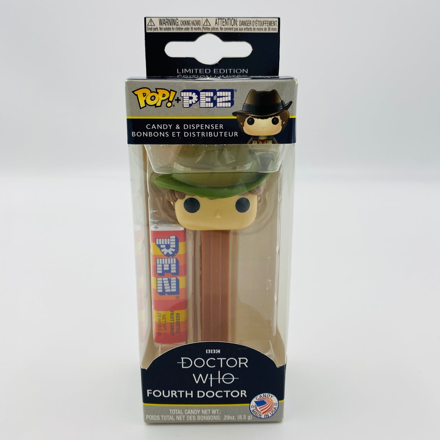 Doctor Who Fourth Doctor Pop! + PEZ dispenser (2018) boxed