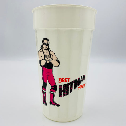 WWF Bret “Hitman” Hart plastic 32oz cup (1989)