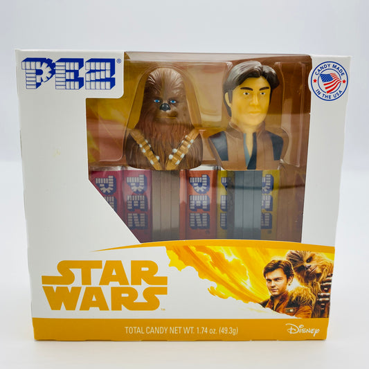 Star Wars Solo A Star Wars Story Han Solo & Chewbacca PEZ dispenser twin pack (2018) boxed