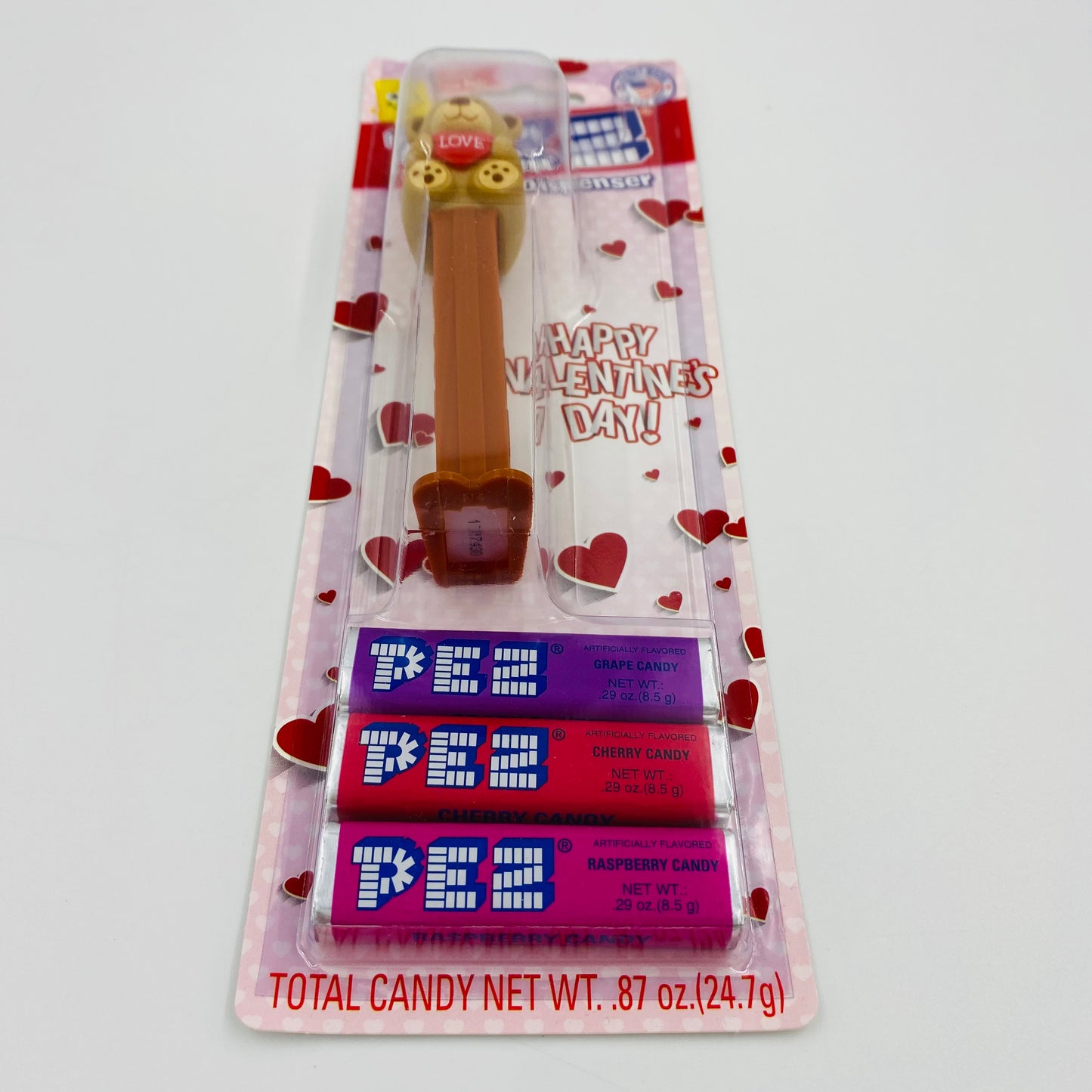 Valentine's Day Valentine Bear PEZ dispenser (2011) carded