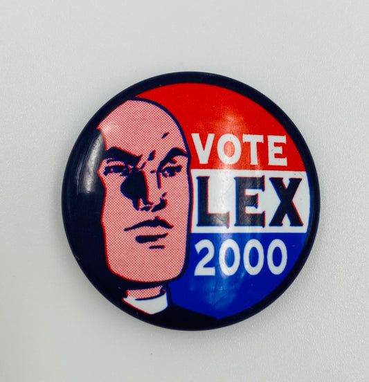 DC: Vote Lex Luthor for President pinback button (2000)