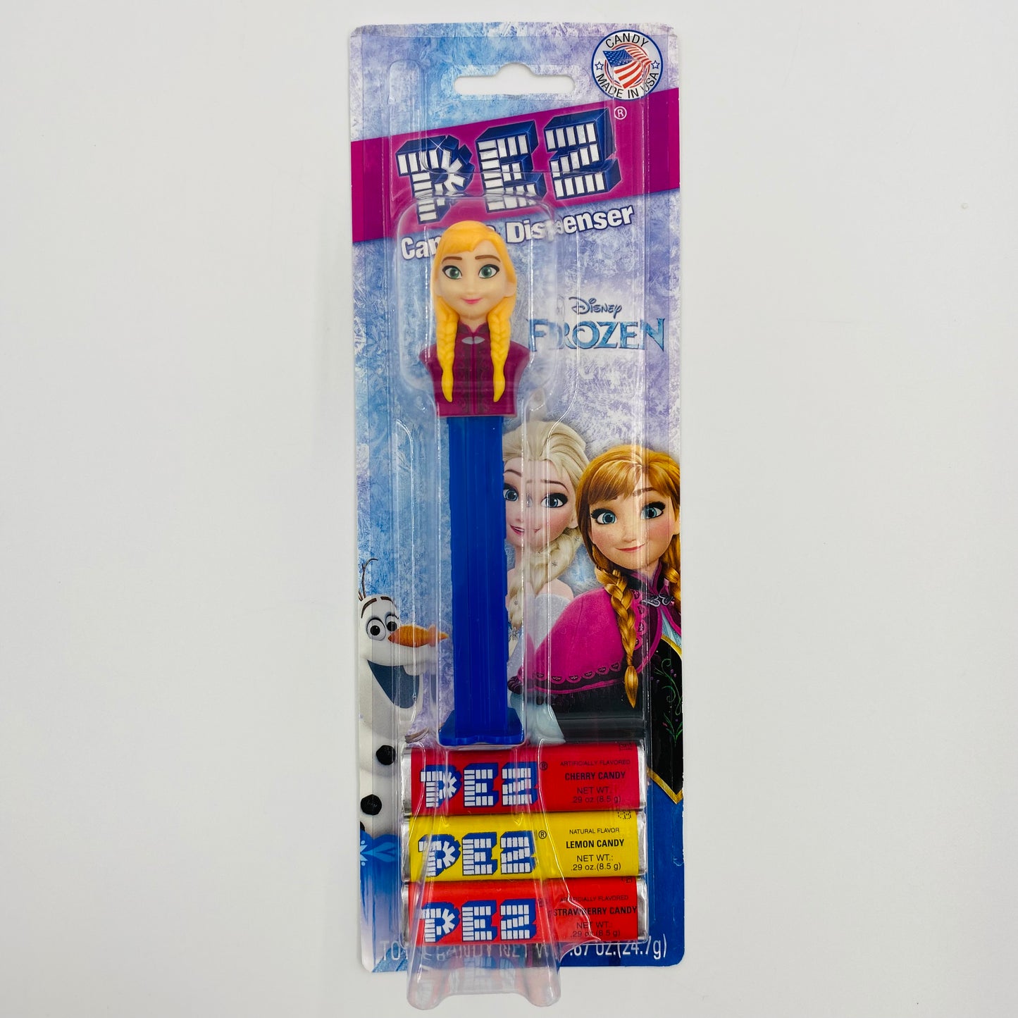 Frozen Anna PEZ dispenser (2014) carded