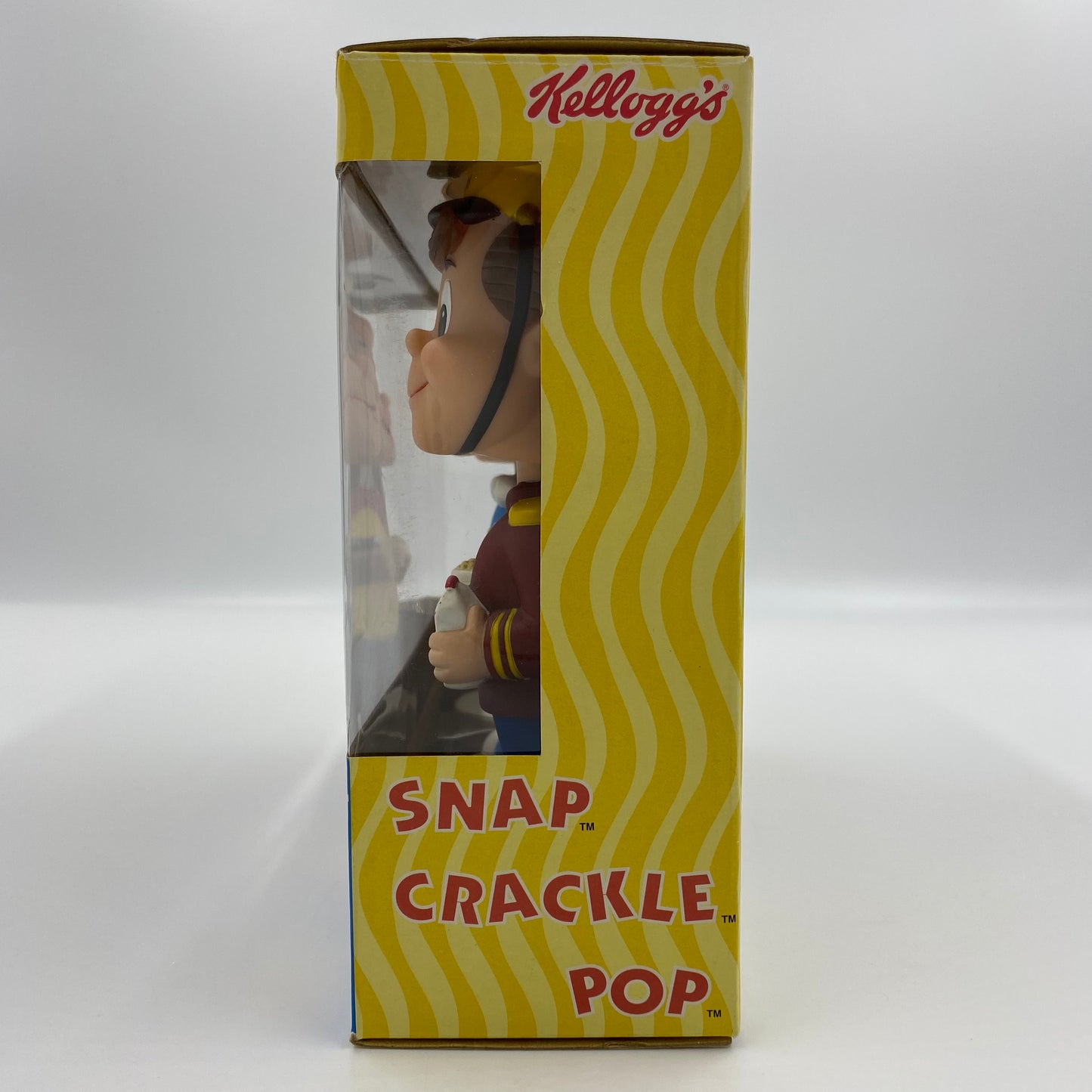 Wacky Wobblers Kellogg’s Rice Krispies Snap Crackle & Pop boxed 7" bobbleheads (2000) Funko