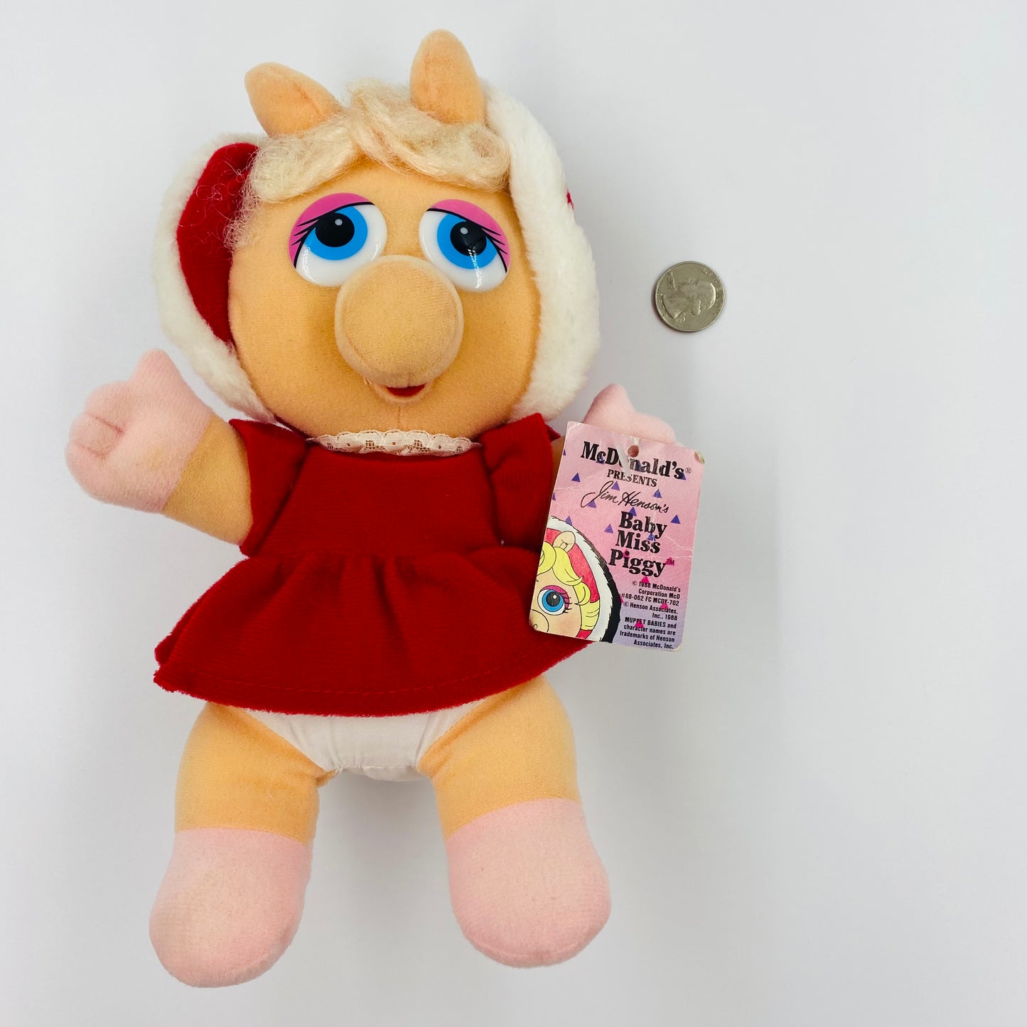Muppet Babies Miss Piggy Plush (1988) McDonald's