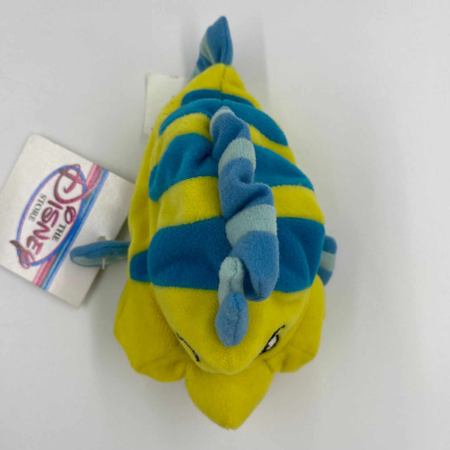The Disney Store Little Mermaid Flounder mini bean bag plush
