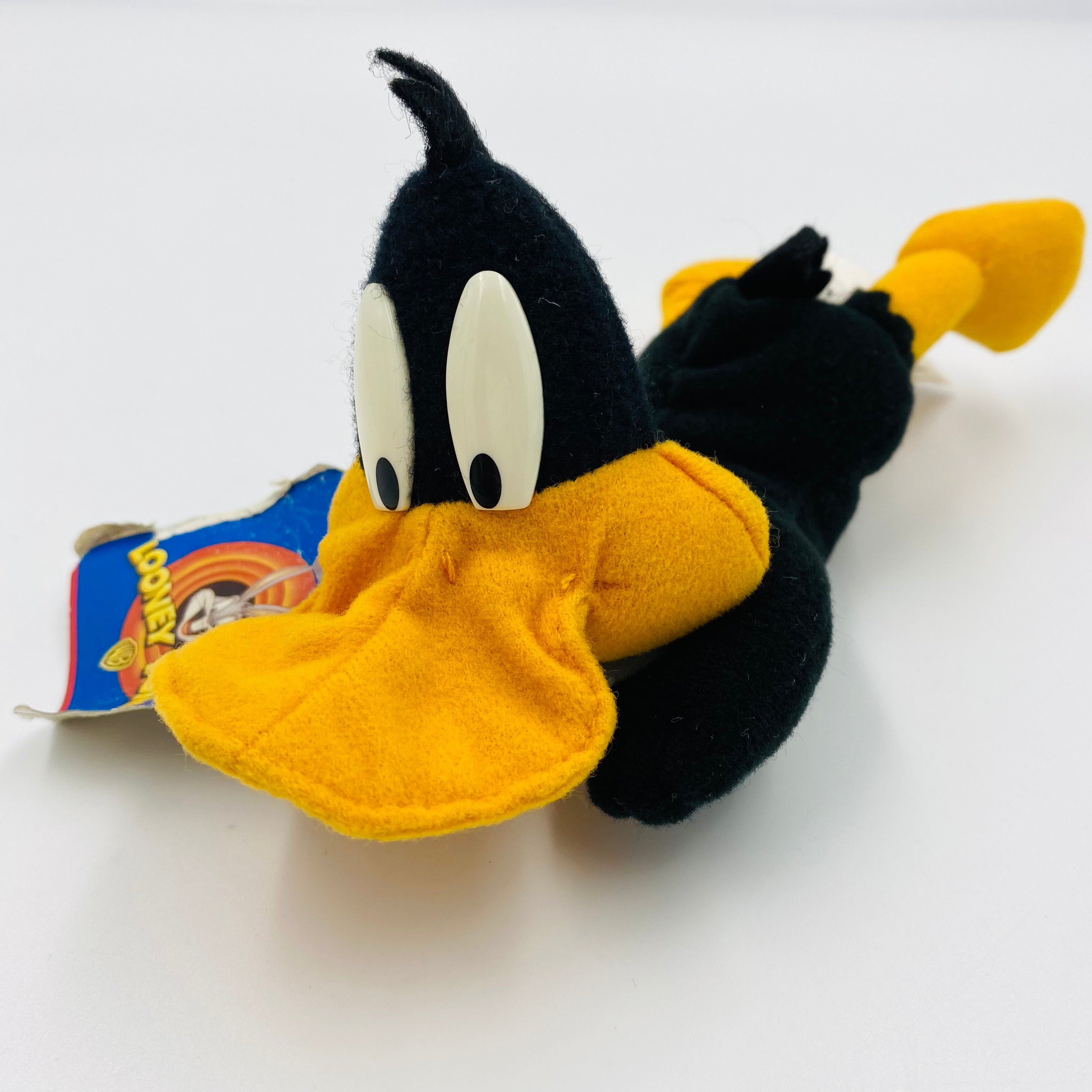 Looney Tunes Daffy Duck bean bag plush 1997 Play By Play