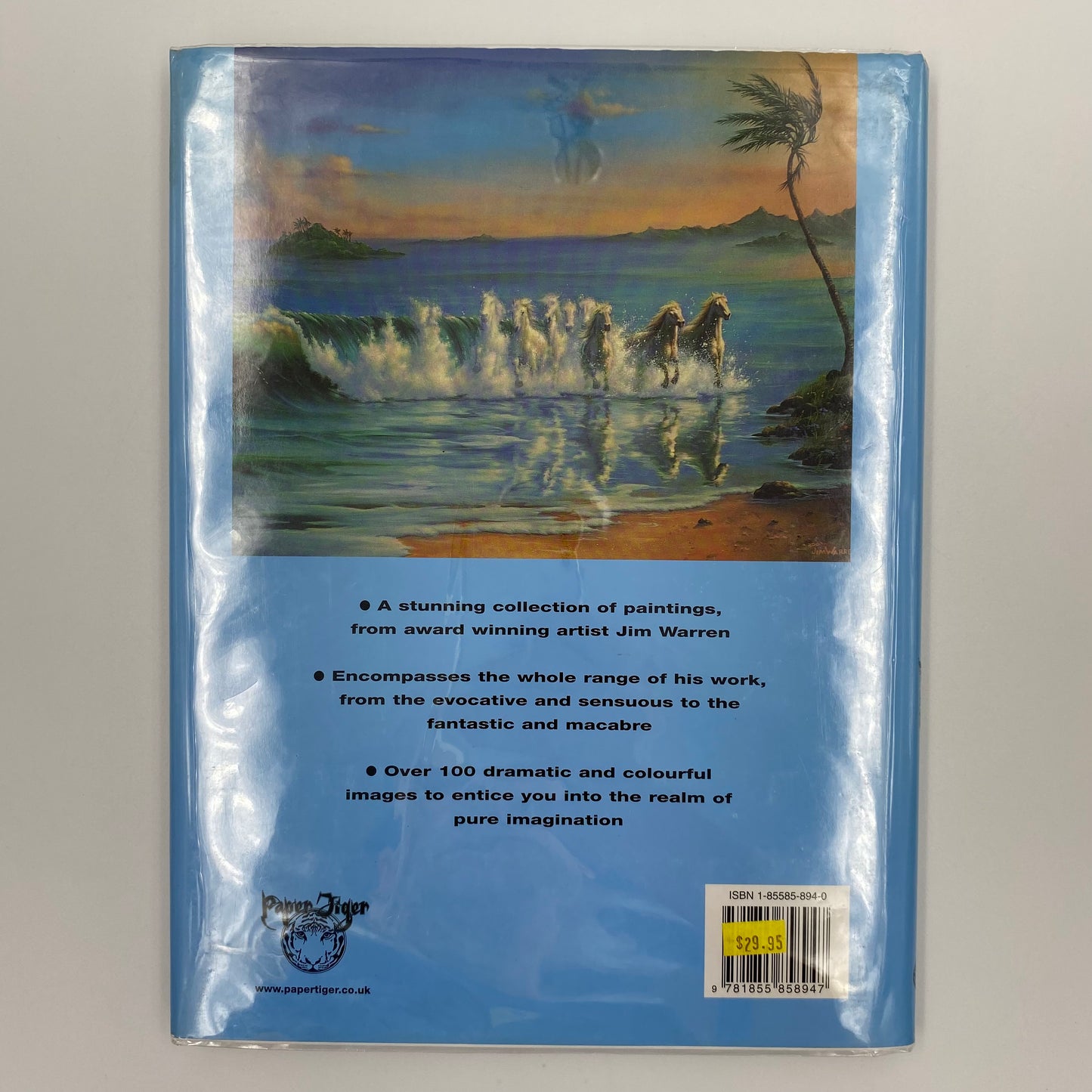 Jim Warren: Painted Worlds hardcover (2001) Paper Tiger