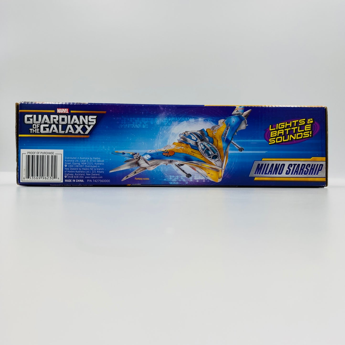 Guardians of the Galaxy Milano Starship boxed vehicle w/Peter Quill Star-Lord action figure (2013) Hasbro