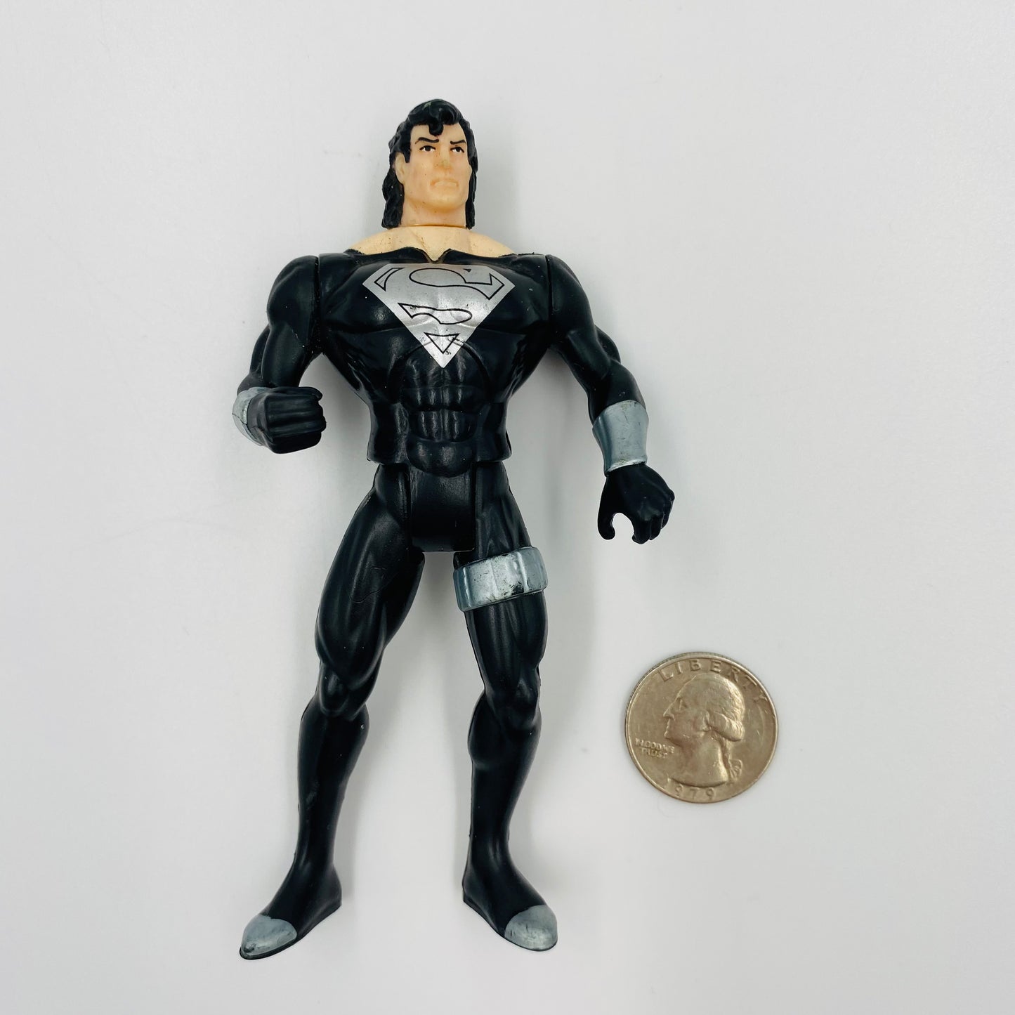Superman Man of Steel Laser Superman loose 5" action figure (1995) Kenner