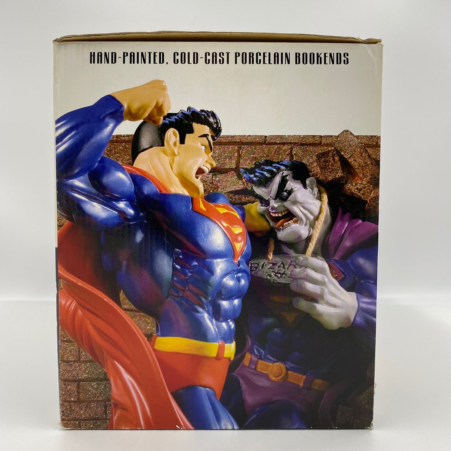 Superman & Batman deluxe bookends (2005) DC Direct (!BROKEN!)