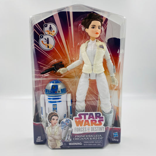 Star Wars Princess Leia Organa & R2-D2 Forces of Destiny carded 12" doll & figure(2016) Hasbro