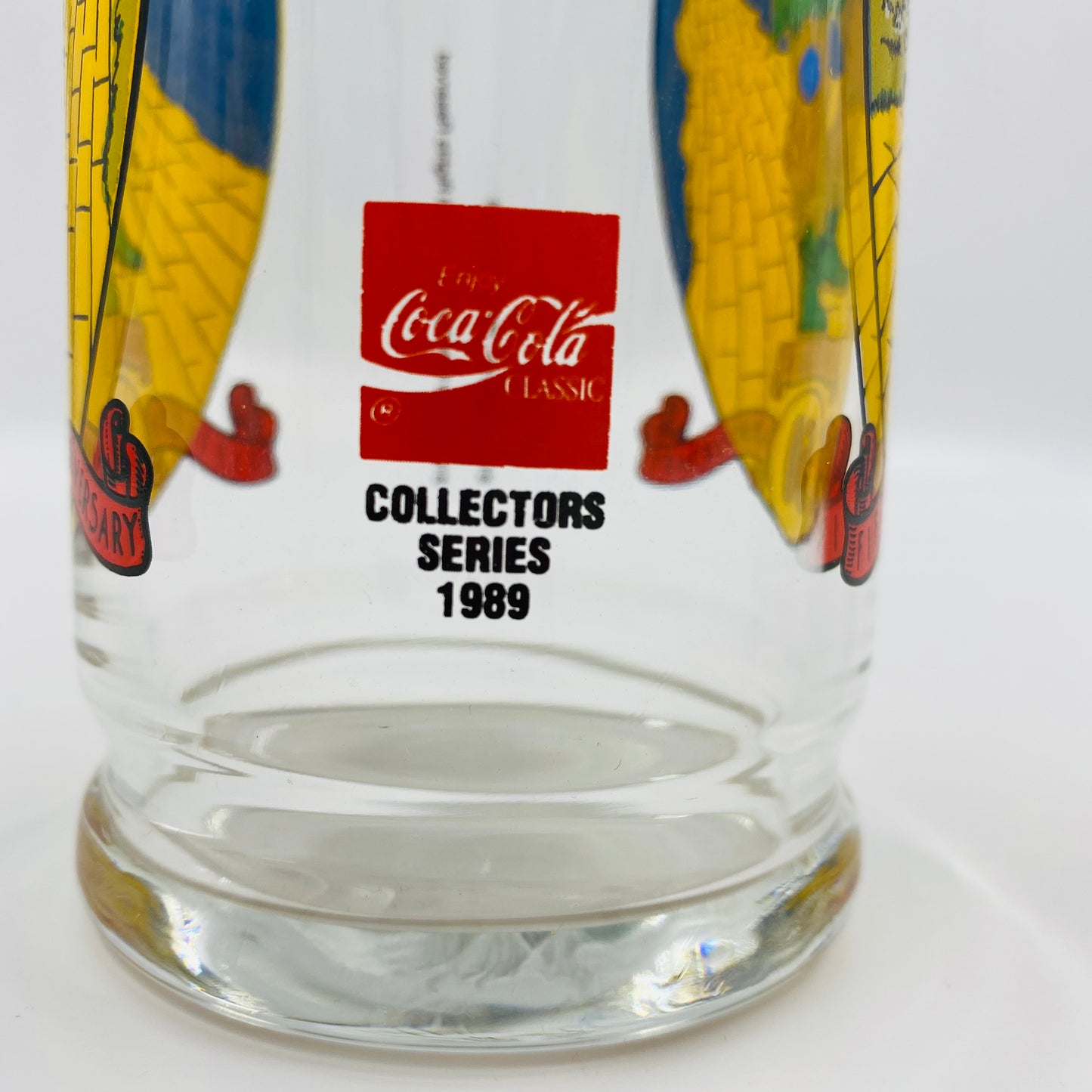 Wizard of Oz Coca-Cola drinking glasses set of 6 includes Dorothy, Scarecrow, Tin Man, Cowardly Lion, Glinda & The Wicked Witch (1989)