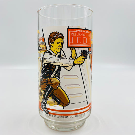 Burger King Coca-Cola Star Wars Return of the Jedi Han on Endor glass (1983)