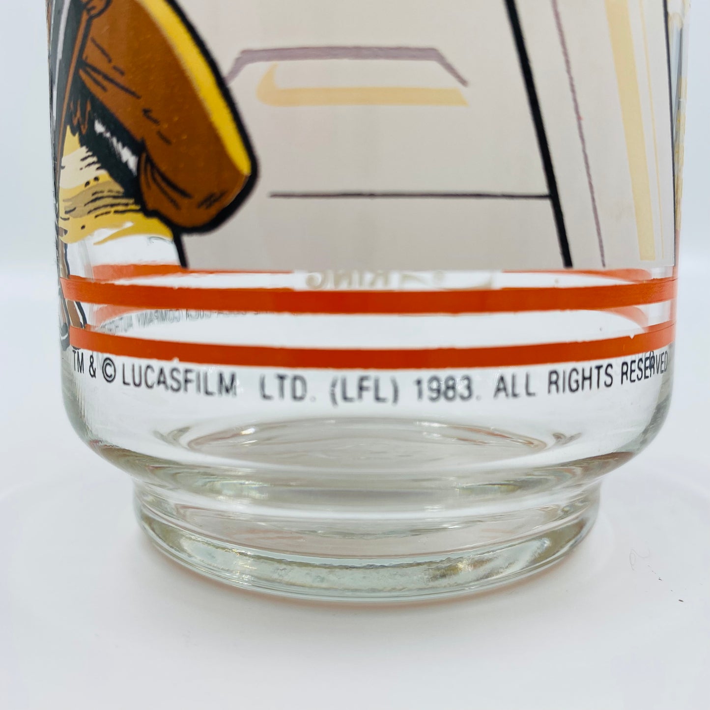 Burger King Coca-Cola Star Wars Return of the Jedi Han on Endor 10oz glass (1983)