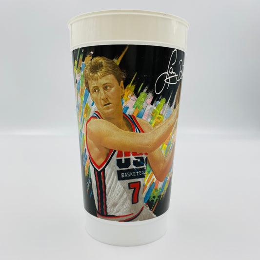 USA Basketball Dream Team Larry Bird 32oz plastic cup (1992) McDonald's