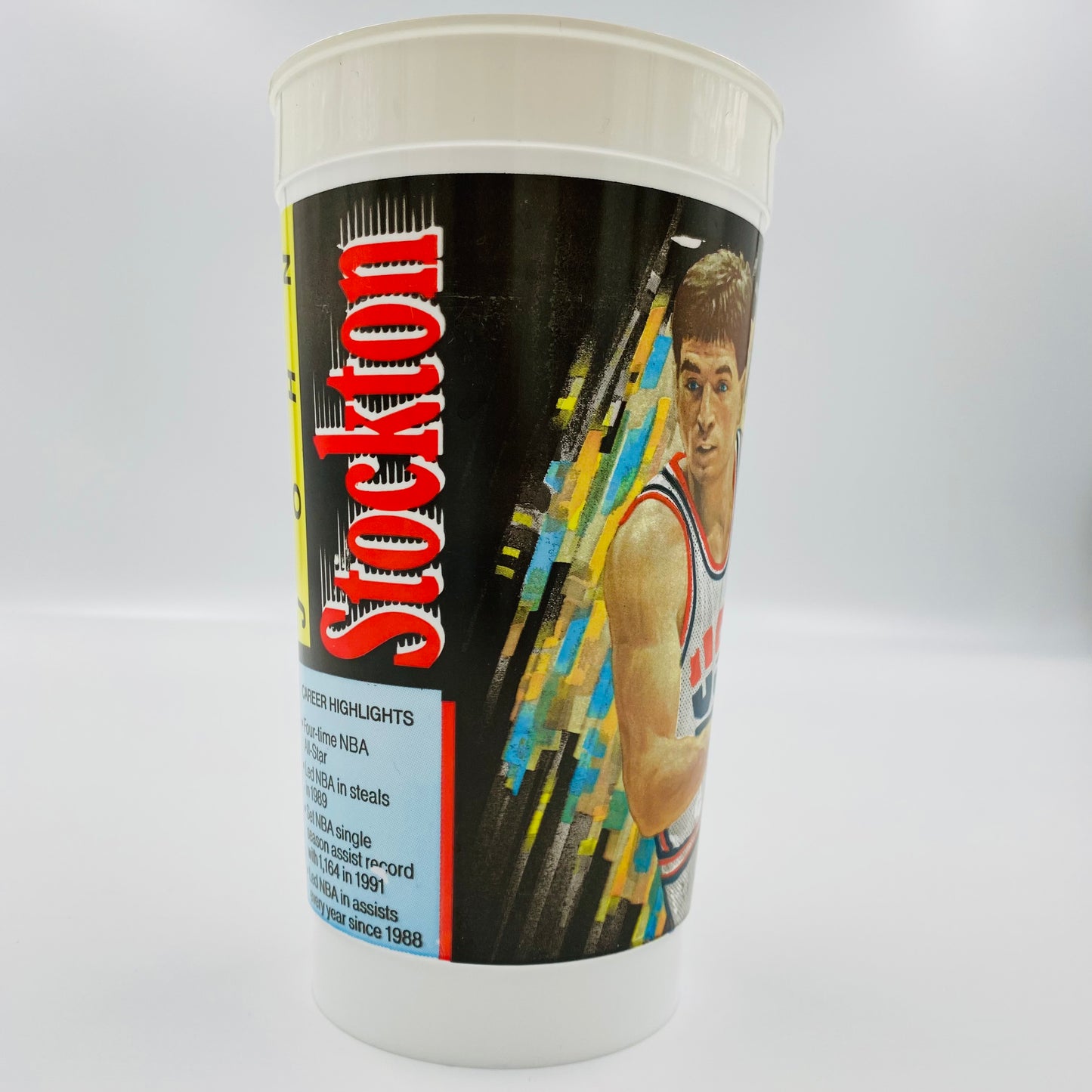 USA Basketball Dream Team John Stockton 32oz plastic cup (1992) McDonald's