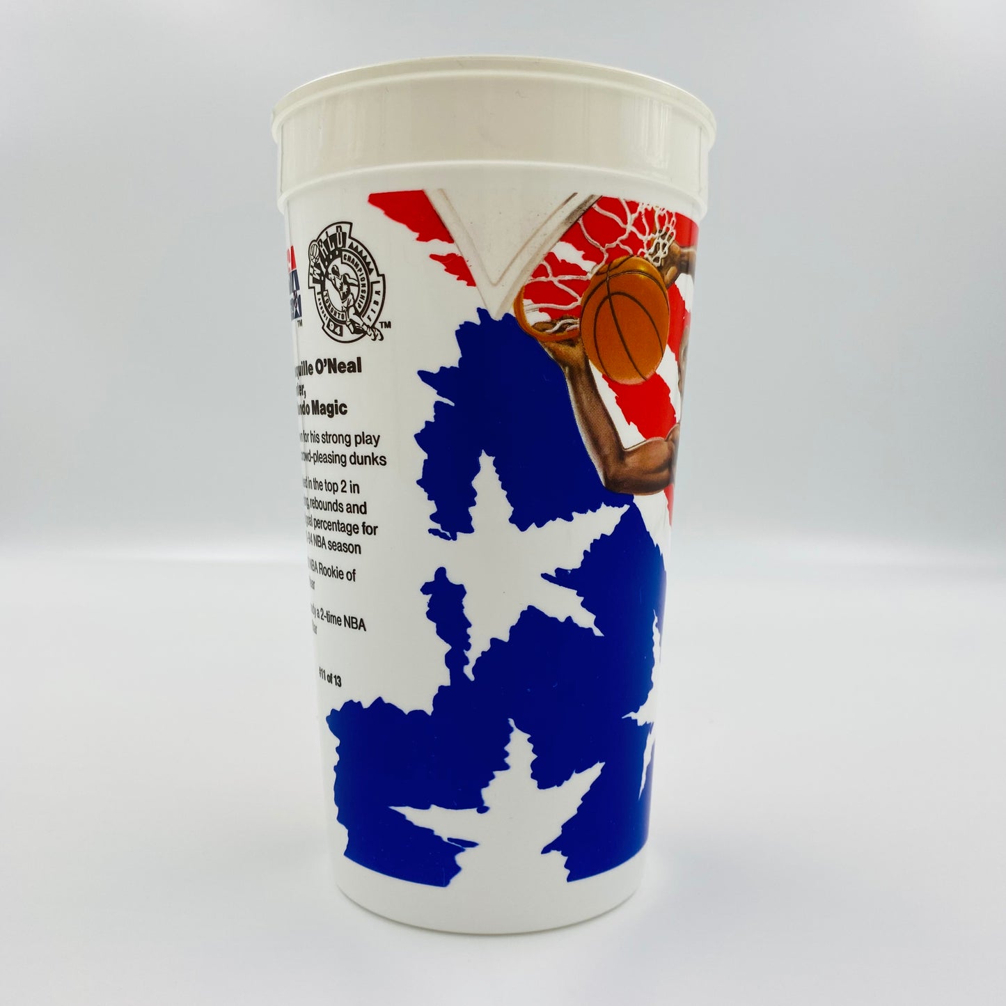 USA Basketball Dream Team II Shaquille “Shaq” O’Neal 32oz plastic cup (1994) McDonald's