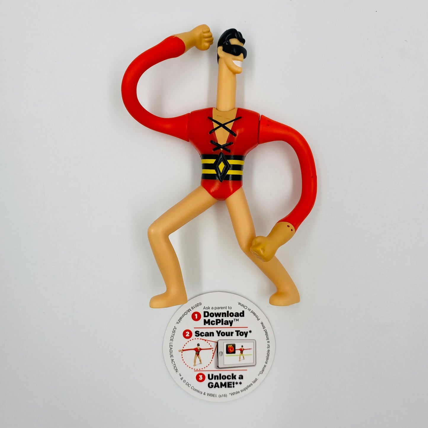 Justice League Action Plastic Man McDonald's Happy Meal toy (2016) loose