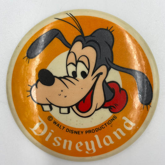 Goofy Disneyland pinback button