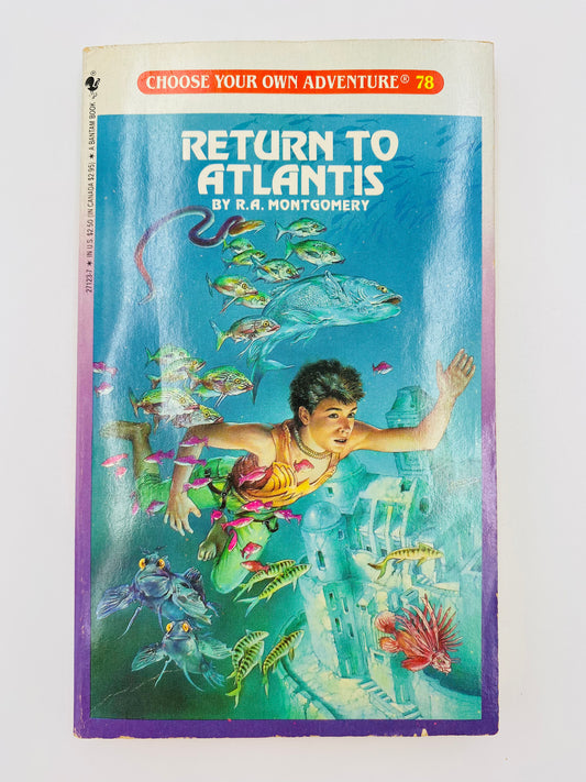 Choose Your Own Adventure book 78: Return to Atlantis