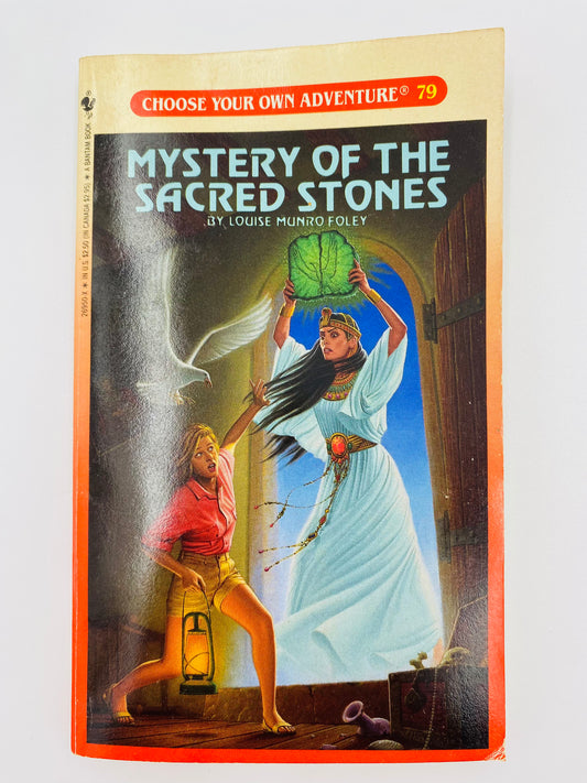 Choose Your Own Adventure book 79: Mystery of the Sacred Stones