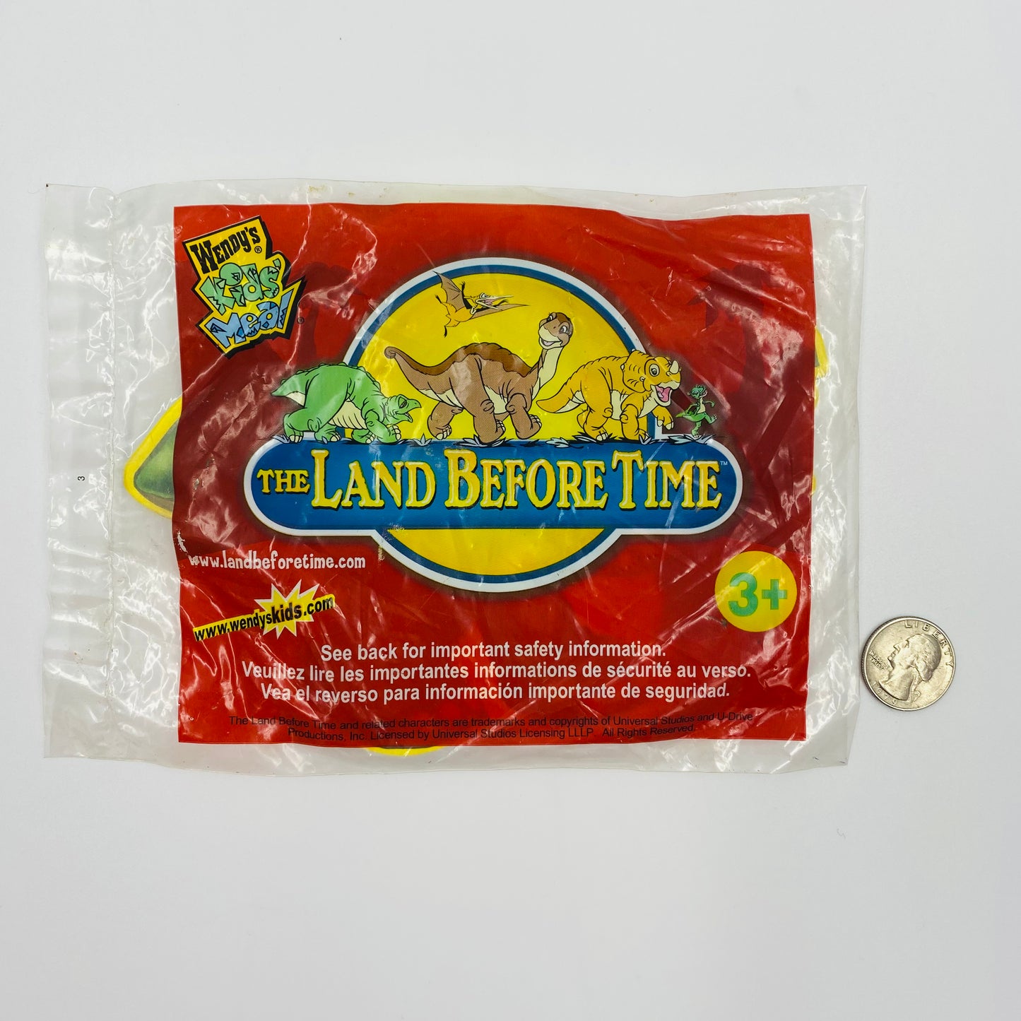 The Land Before Time Spike's Art Pad Kit Wendy's Kids' Meal toy (2003) bagged