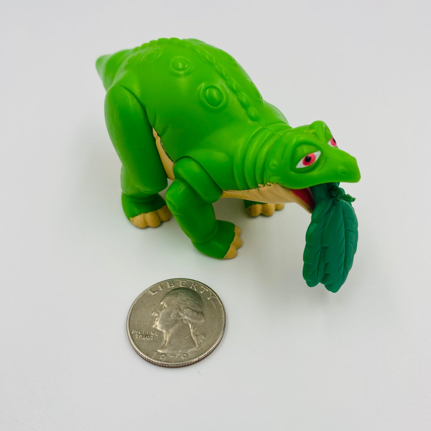 The Land Before Time Mealtime Spike Burger King Kids' Meals toy (1997) loose