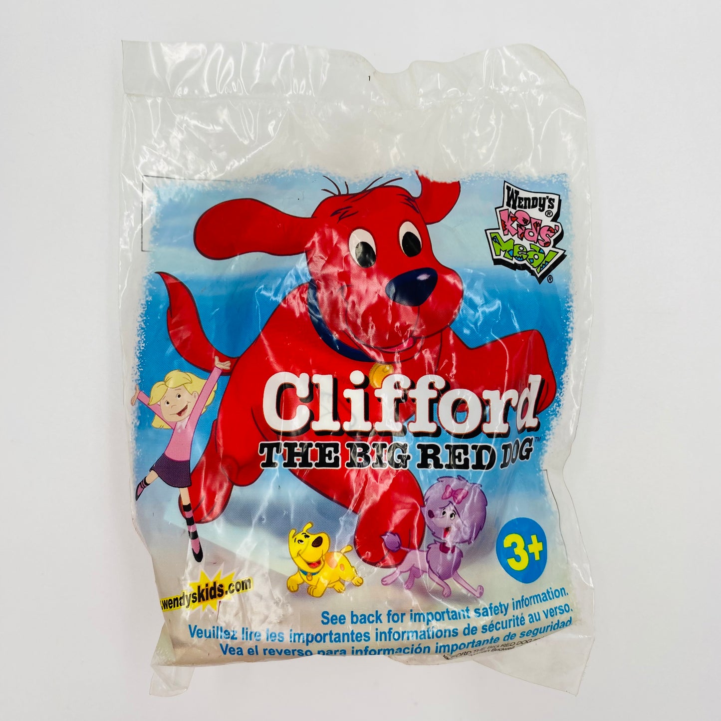Clifford The Big Red Dog Wendy's Kids' Meal toy (2004) bagged