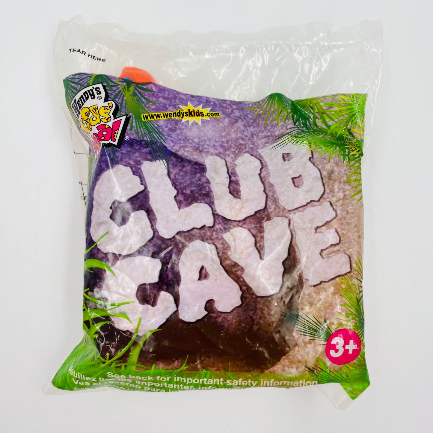 Playskool Club Cave dinosaur bank Wendy's Kids' Meal toy (2004) bagged