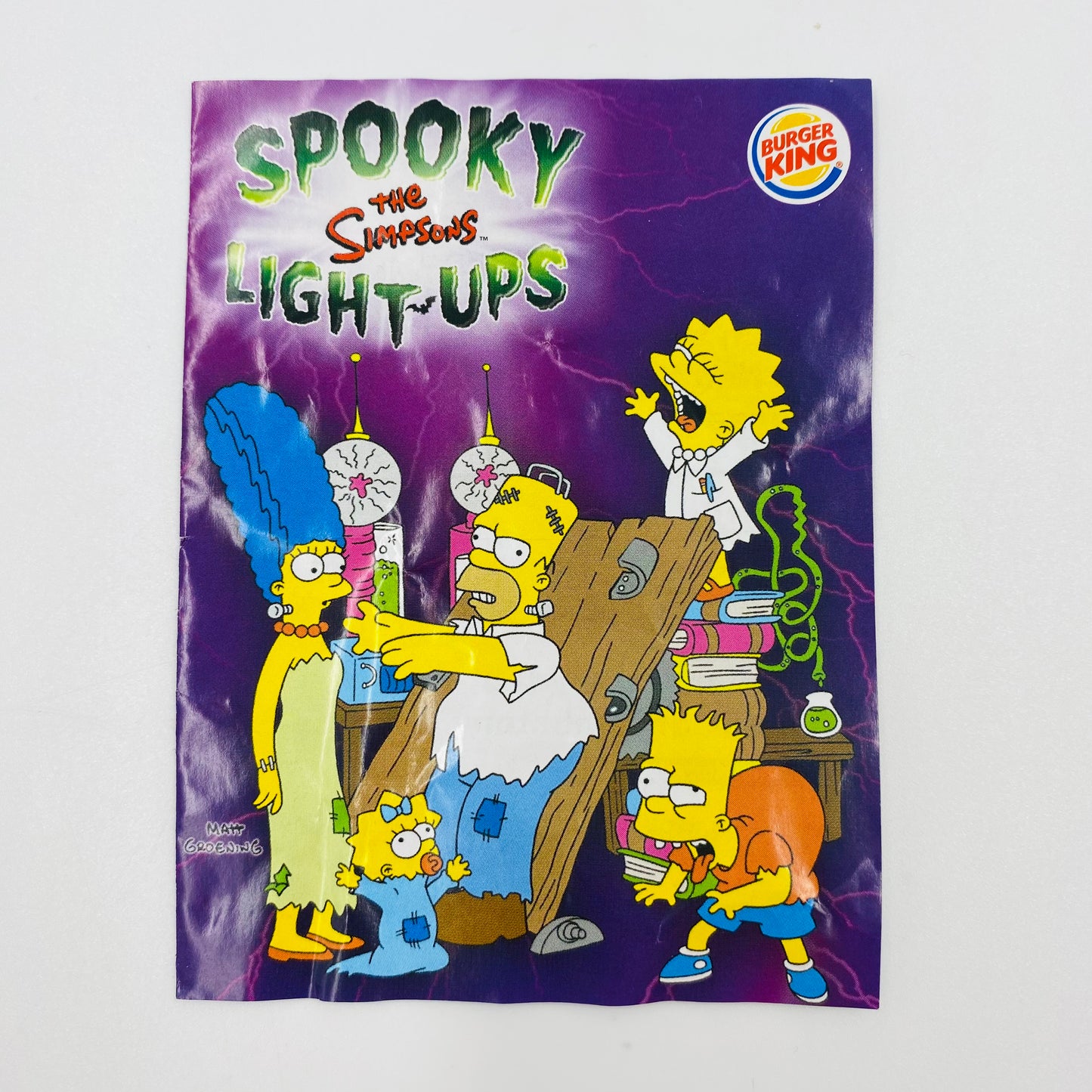 The Simpsons Spooky Light-Ups Ned Flanders Burger King Kids' Meals toy (2001) loose