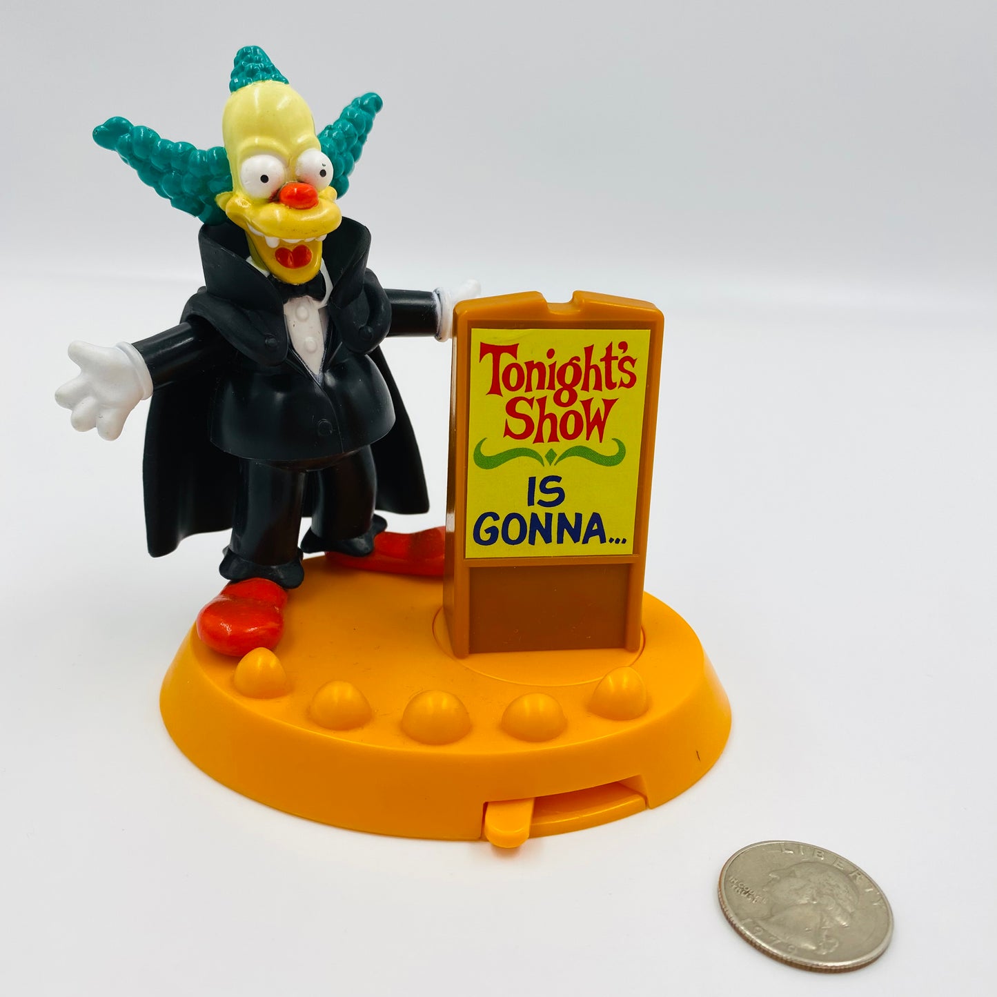 The Simpsons Spooky Light-Ups Krusty Burger King Kids' Meals toy (2001) loose