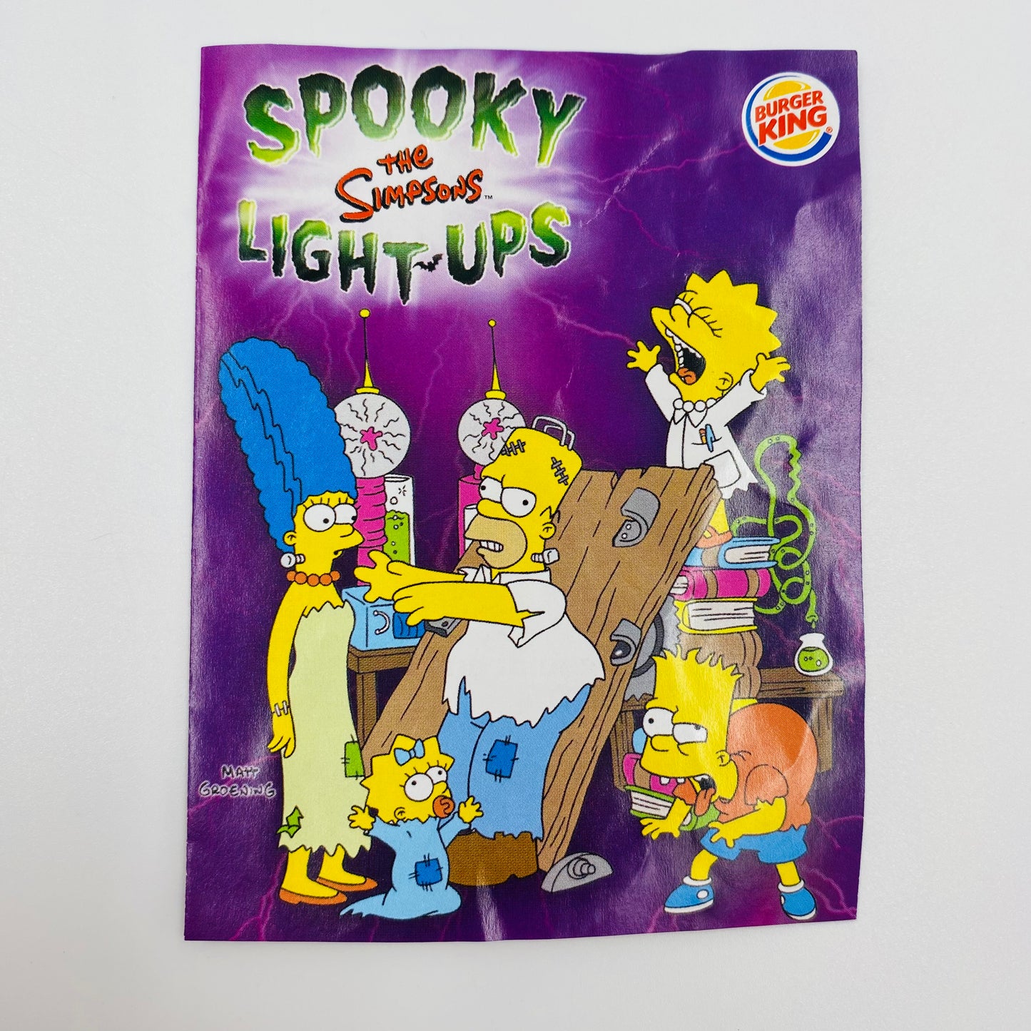The Simpsons Spooky Light-Ups Marge Burger King Kids' Meals toy (2001) loose