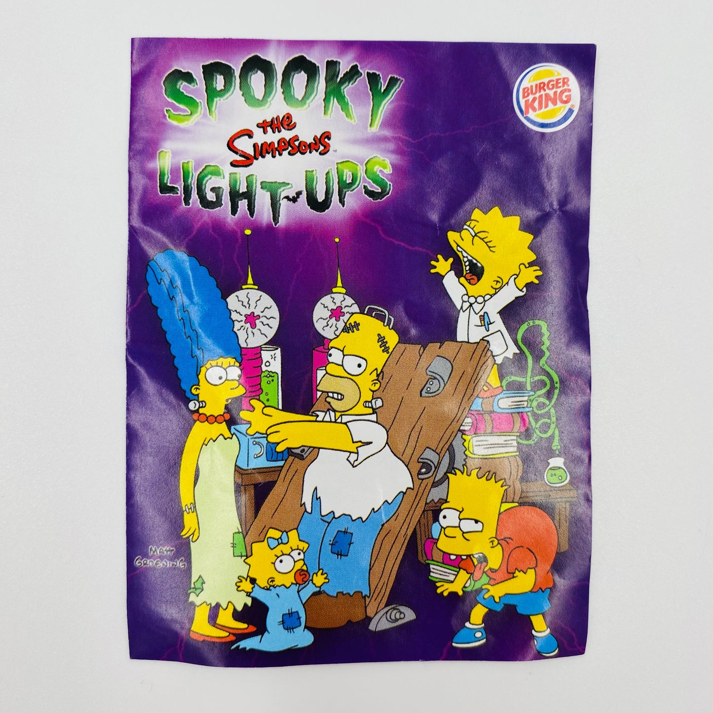 The Simpsons Spooky Light-Ups Lisa & Snowball II Burger King Kids' Meals toy (2001) loose
