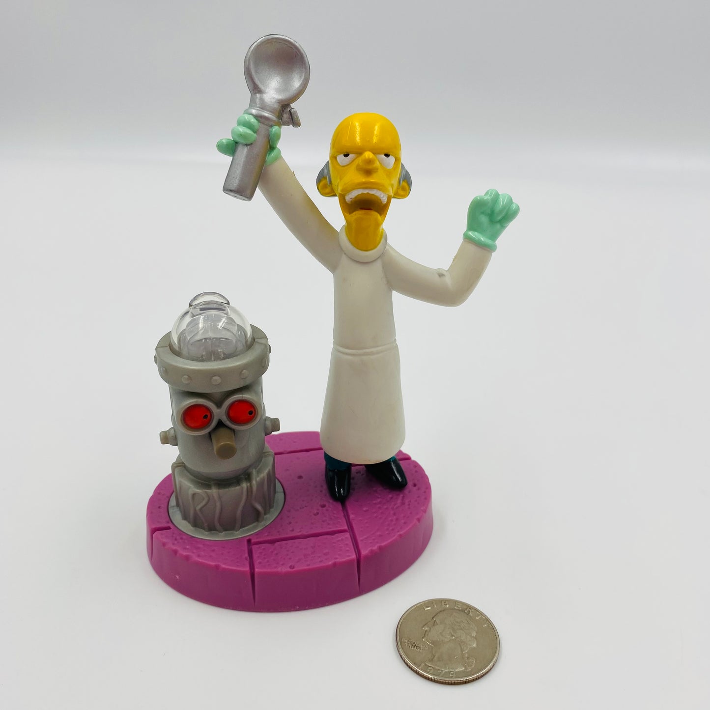 The Simpsons Spooky Light-Ups Mr. Burns Burger King Kids' Meals toy (2001) loose