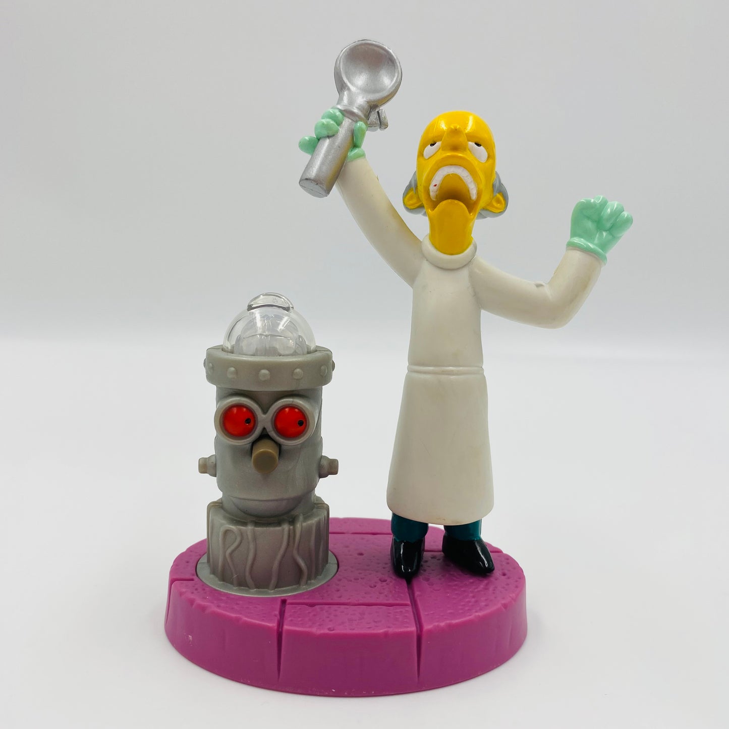 The Simpsons Spooky Light-Ups Mr. Burns Burger King Kids' Meals toy (2001) loose