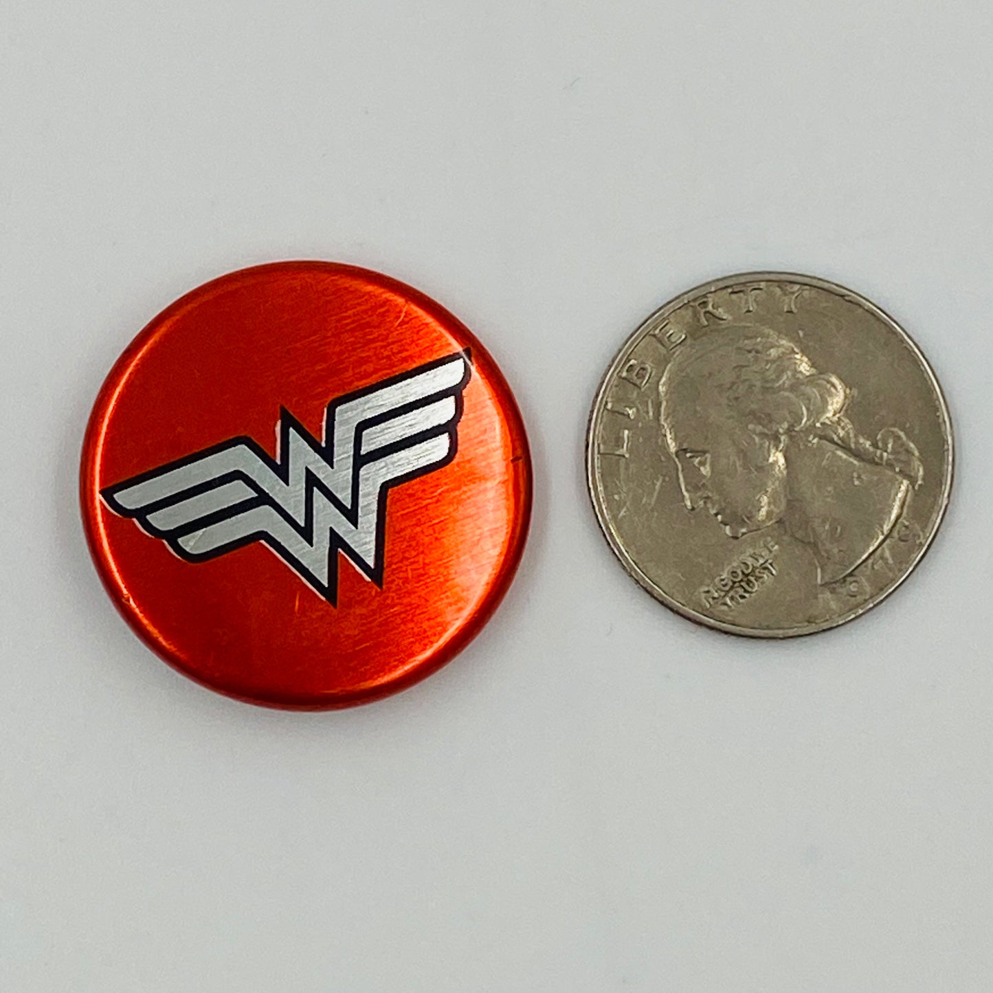 Wonder Woman Symbol pinback button