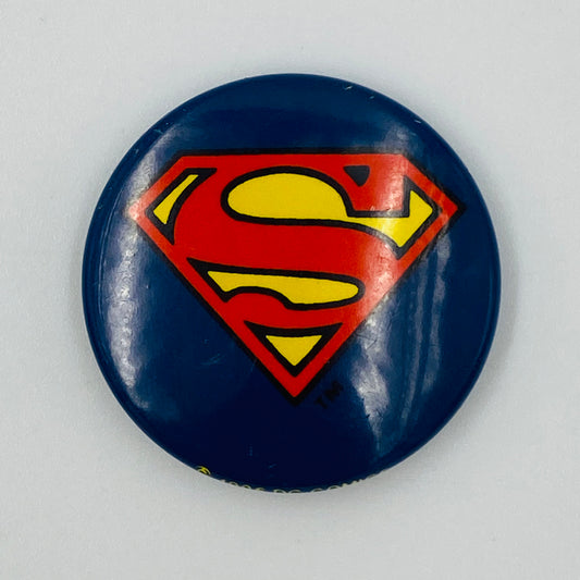 Superman Symbol pinback button (1996)