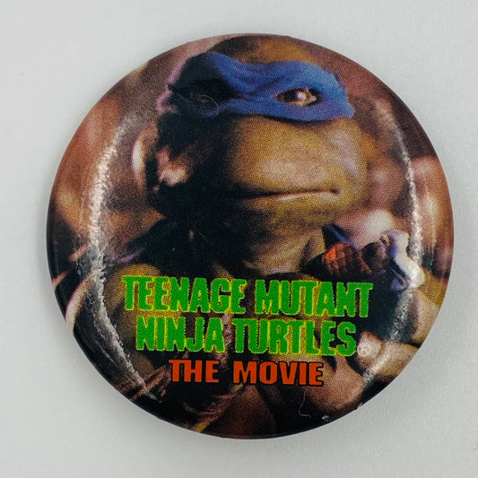 Teenage Mutant Ninja Turtles The Movie Leonardo pinback button (1990)