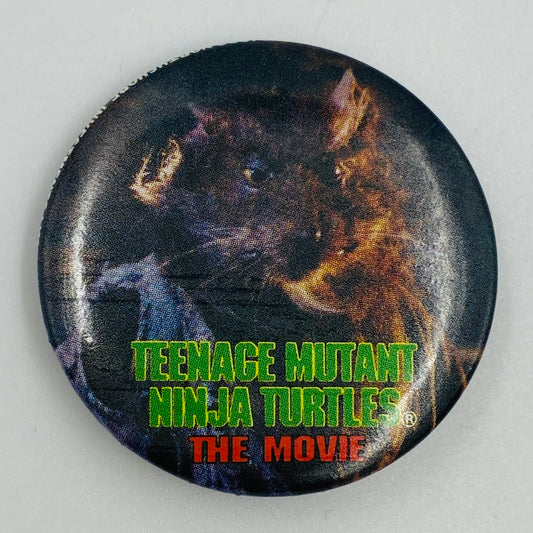 Teenage Mutant Ninja Turtles The Movie Splinter pinback button (1990)