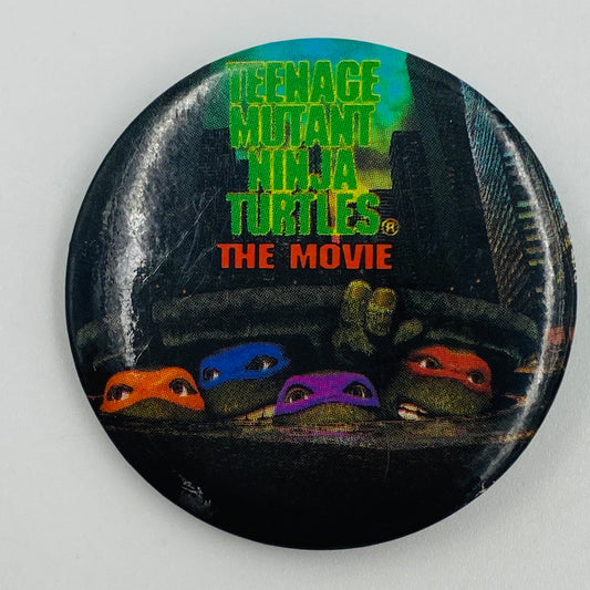 Teenage Mutant Ninja Turtles The Movie Movie Poster pinback button (1990)