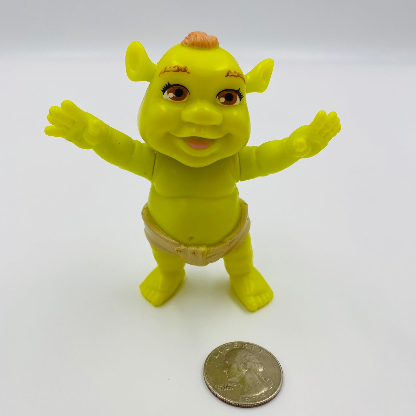 Shrek the Third Boy Ogre Baby McDonald's Happy Meal toy (2007) loose