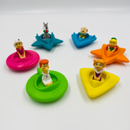 Jetsons complete set of 6 Wendy's Kids' Meal toys (1989) loose