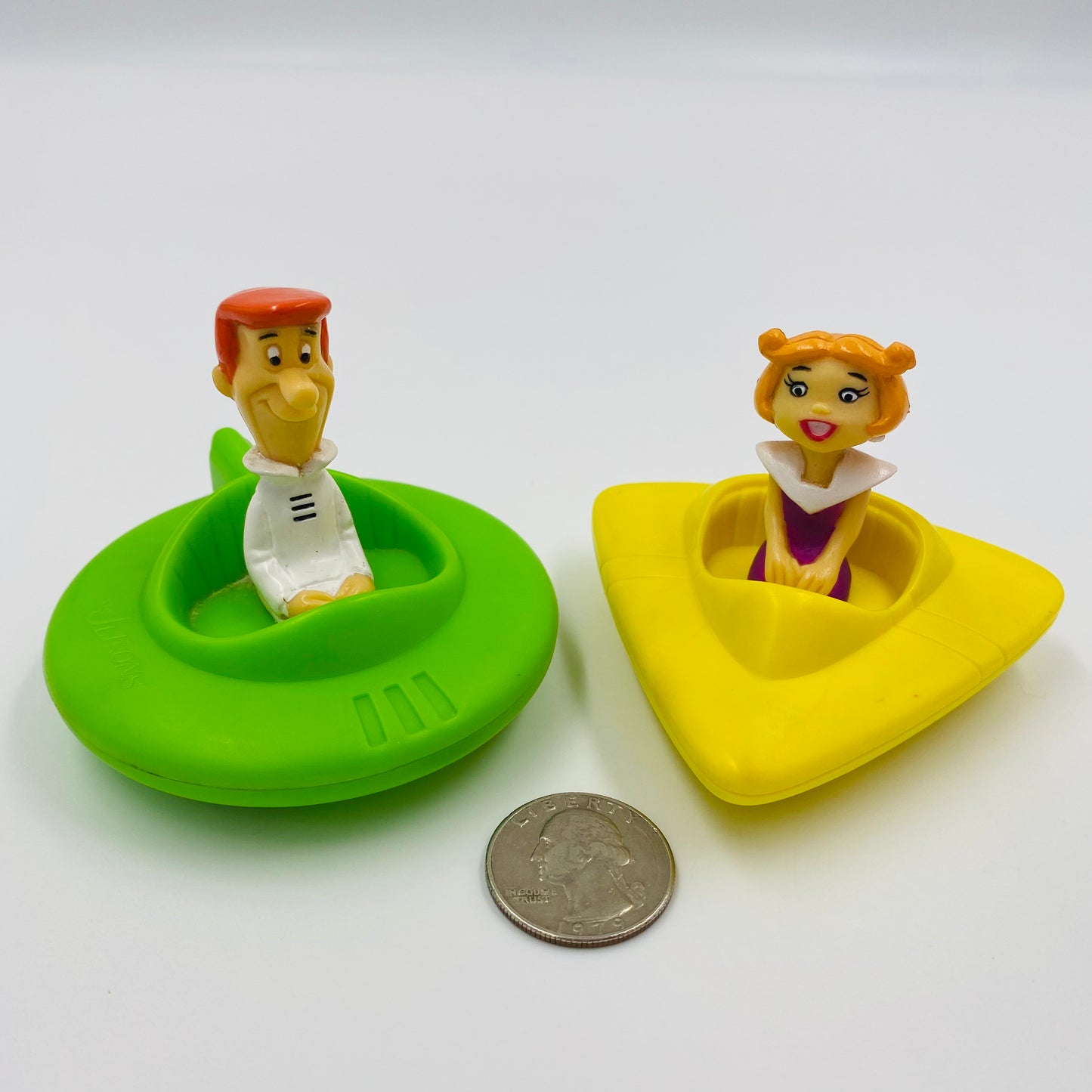 Jetsons complete set of 6 Wendy's Kids' Meal toys (1989) loose