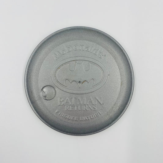 Batman Returns Frisbee Batdisc-silver (1992) McDonald's