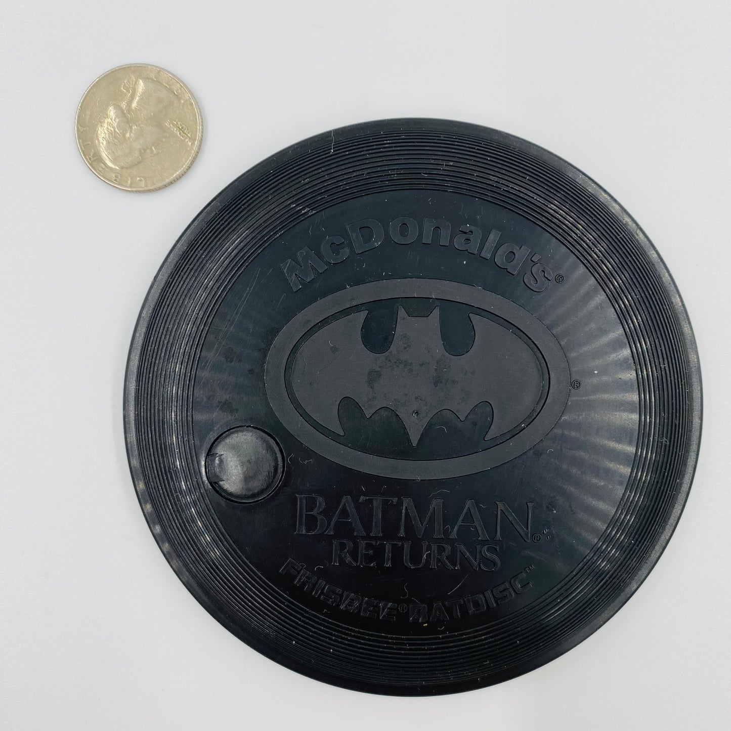 Batman Returns Frisbee Batdisc-black (1992) McDonald's